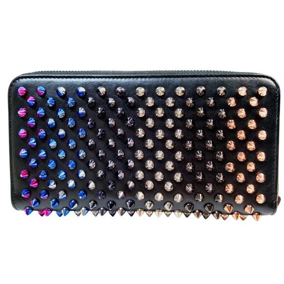 Christian Louboutin Long Wallet  Black Leather - Picture 2 of 9